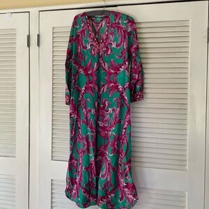 Antica Sartoria Italian designer dress caftan  muumuu size s/m